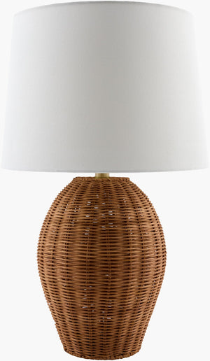 Livabliss Jacaranda Bohemian Global Felt Linen Metal Accent Lamp for Eclectic Living Spaces JCRD-012