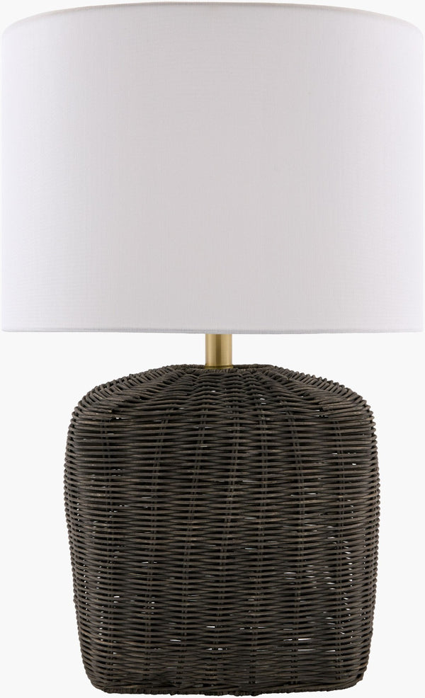 Livabliss Jacaranda Bohemian Global Accent Lamp with Felt Linen Metal Eclectic Layered Design JCRD-013