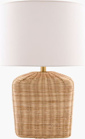 Livabliss Jacaranda Bohemian Global Accent Lamp in Felt Linen and Metal for Warm Ambient Glow JCRD-015