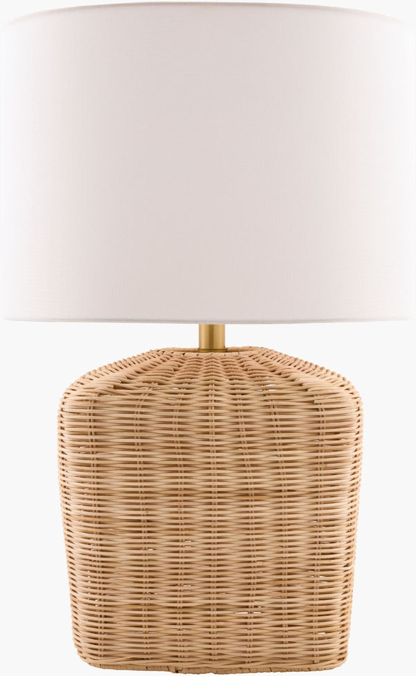Livabliss Jacaranda Bohemian Global Accent Lamp in Felt Linen and Metal for Warm Ambient Glow JCRD-015