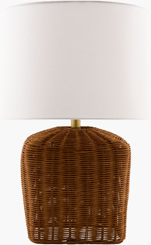 Livabliss Jacaranda Bohemian Global Accent Lamp Felt Linen Metal Layered Textural Eclectic Glow JCRD-018