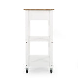 Christopher Knight Home® - Noble House - Dade Kitchen Cart with Wheels