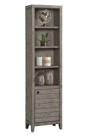 Parker House Tempe - Grey Stone 22 In. Open Top Bookcase Grey Stone Solid Pine Plank / Pine Solids / Birch Veneers TEM#320-GST