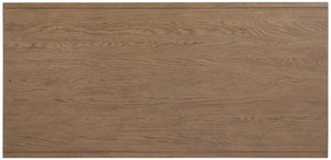 Hooker Furniture Sonnet Roomy Writing Desk With White Oak Veneer, Woven Cane Drawers & Reversible Insert — Versatile Workspace 6072-10458-85