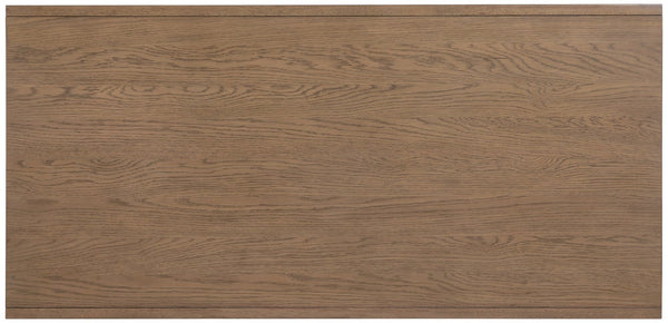 Hooker Furniture Sonnet Roomy Writing Desk With White Oak Veneer, Woven Cane Drawers & Reversible Insert — Versatile Workspace 6072-10458-85