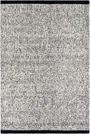 Jadie JDE-2300 9' x 12' Handmade Rug JDE2300-912  Light Grey, Grey, Pewter, Ash, Metallic - Silver, Onyx Surya