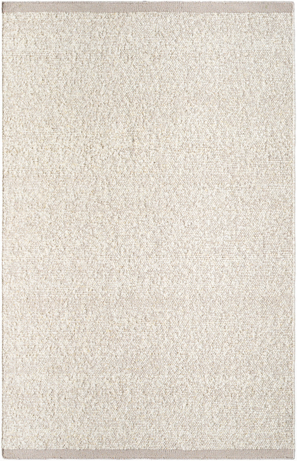 Jadie JDE-2301 9' x 12' Handmade Rug JDE2301-912  Light Silver, Light Grey, Ash, Pearl, Off-White Surya