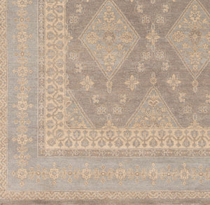 Surya Jade Handmade 2' X 3' Elegant Medium Pile Rug With Fringe - Exquisite Comfort And Style For Home Gray Wool Jde3000-69