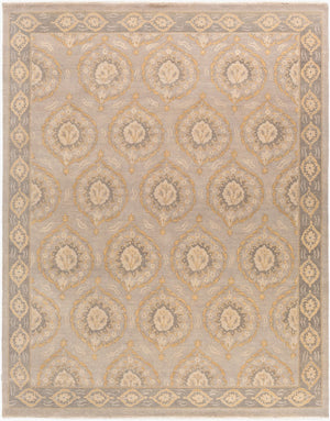 Surya Jade Handmade 2' X 3' Elegant Medium Pile Rug With Fringe - Exquisite Comfort And Style For Home Taupe Wool Jde3002-810