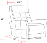 Parker House Parker Living Gershwin - Lucca Butterscotch Zero Gravity Power Recliner Lucca Butterscotch Top Grain Leather with Match (X) MGER#812PHZ-P25-LCBT