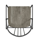 Homelegance By Top-Line Clementine Iron and Grey Finish Dining Chairs (Set of 2) Grey Iron