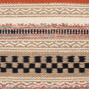 Surya Jaden Bohemian Global 18" Accent Pillow - Soft Cotton, Unique Design, Perfect For Home Decor Rust Cotton,Cotton Jdn001-1818