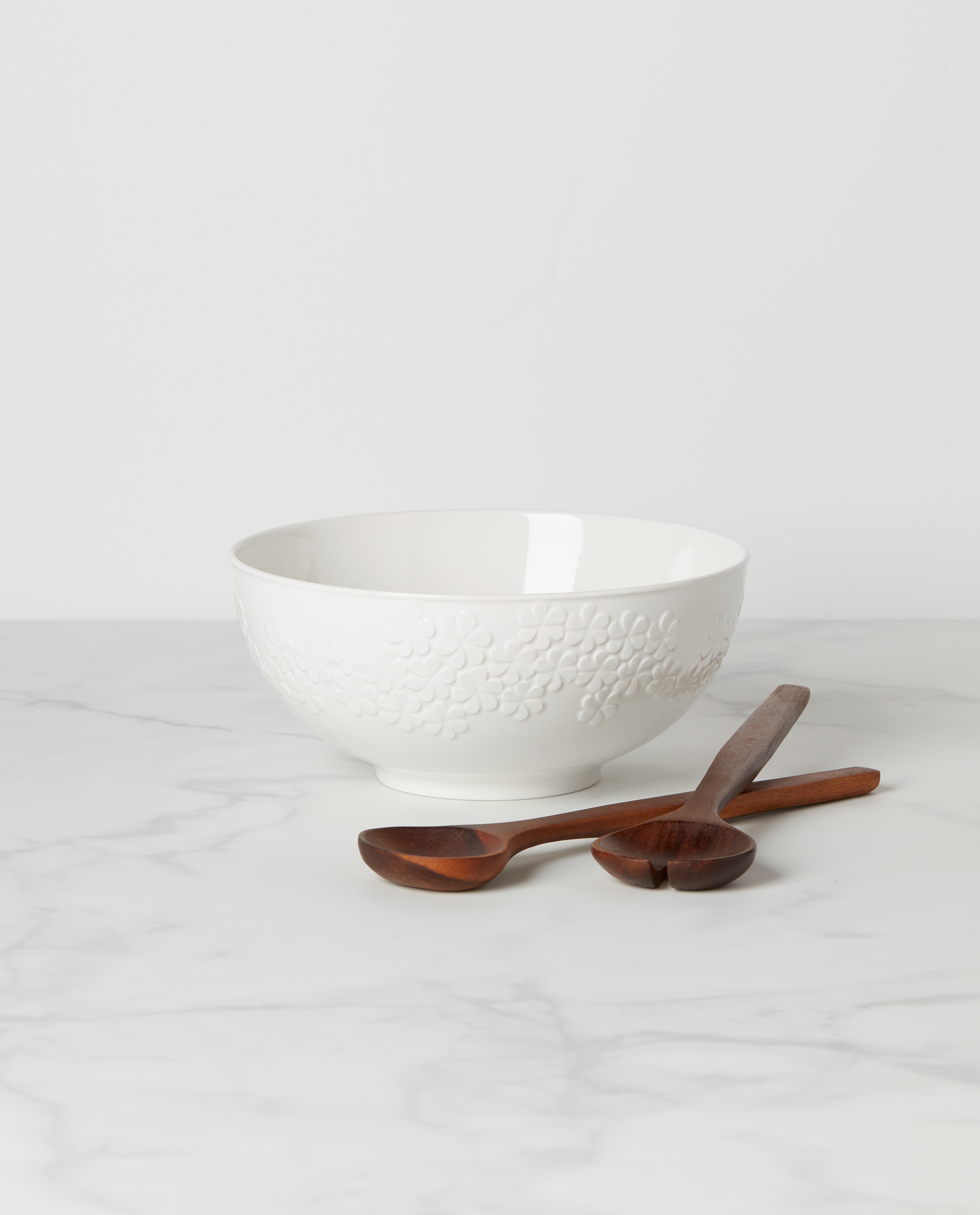 Lenox Kate Spade Blossom Lane Salad Bowl and Servers