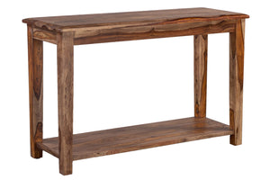 Porter Designs Porter Sonora Handcrafted Sheesham Wood Console Table – Elegant Design With Natural Beauty Brown Wood 05-196-10-9740