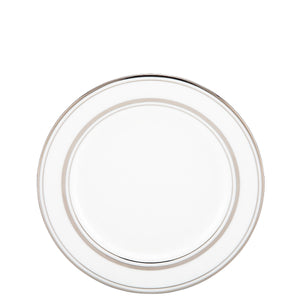 Lenox Kate Spade Library Lane Platinum Bread Plate White, WHITE BONE CHINA 6255319