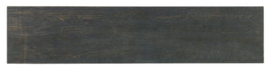 Hooker Furniture Commerce Dimensions Credenza In Black Mango Wood With Silver Iron-Clad Doors, Soft-Close, Media-Ready Storage 7228-85077-99