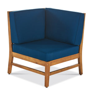 English Elm Perla Armless Accent Chair Tailored Low Profile Upholstered Seat for Living Room 58941.00CONBLU
