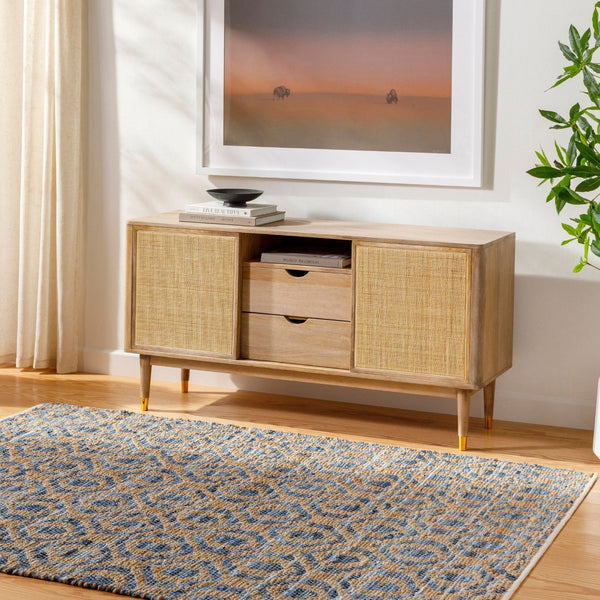 Livabliss Jean Handwoven Jute Flatweave Runner Rug Sustainable Artisan Craft for Hallways Tan, Beige 9' x 12' JEA2304-912