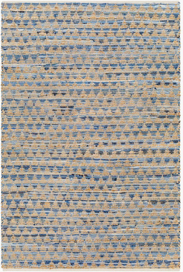Livabliss Jean Handwoven Jute Flatweave Runner Rug Recycled Fabric Artisan Craft Hallway Kitchen Tan, Beige 8' x 10' JEA2308-810