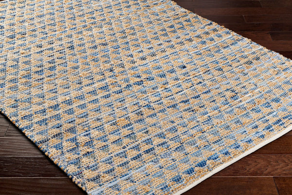 Livabliss Jean Handwoven Jute Flatweave Runner Rug Recycled Fabric Artisan Craft Hallway Kitchen Tan, Beige 8' x 10' JEA2308-810