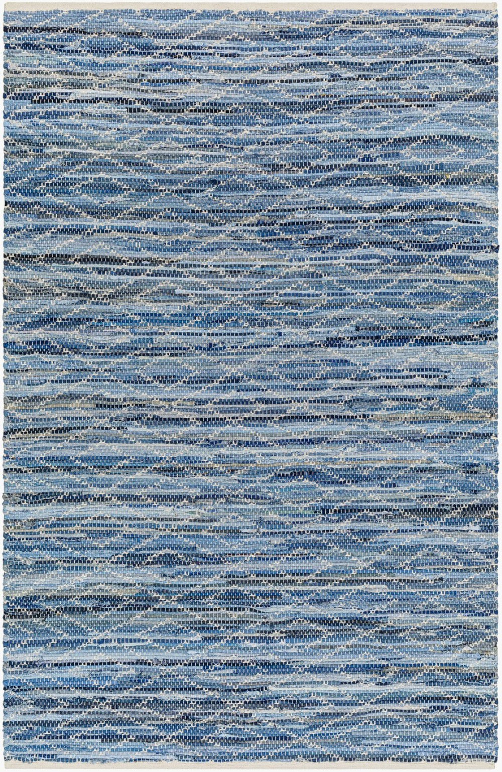 Livabliss Jean Handwoven Recycled Fabric Flatweave Runner Rug for Hallways and Entryways Tan, Beige 27" x 45" JEA2313-2745