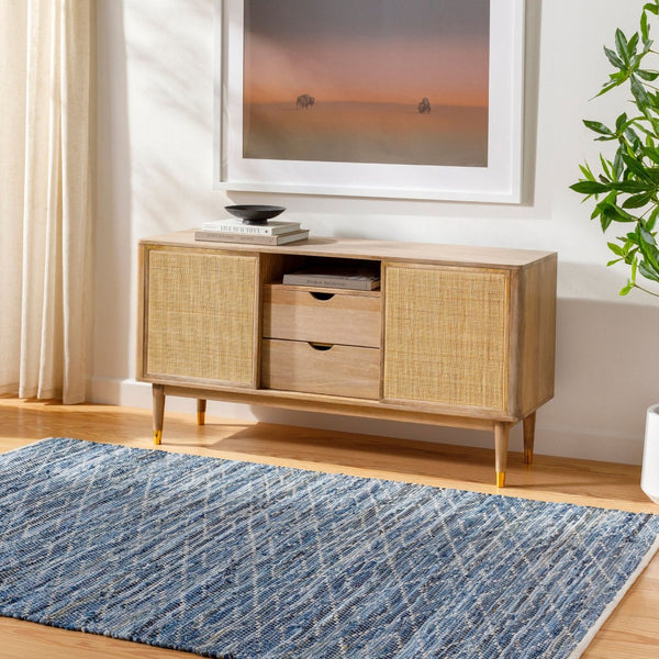 Livabliss Jean Handwoven Recycled Fabric Flatweave Runner Rug for Hallways and Entryways Tan, Beige 27" x 45" JEA2313-2745