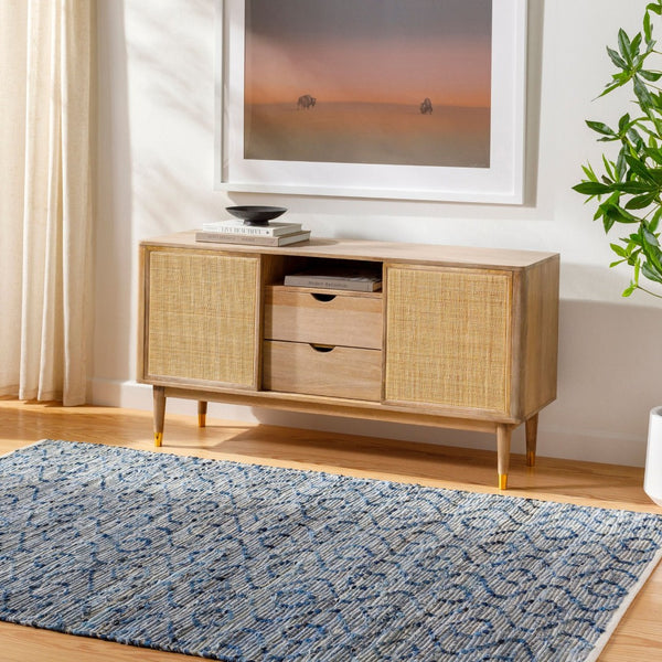Livabliss Jean Flatweave Runner Rug Handcrafted From Recycled Fabric for Entryways and Hallways Tan, Beige 27" x 45" JEA2314-2745