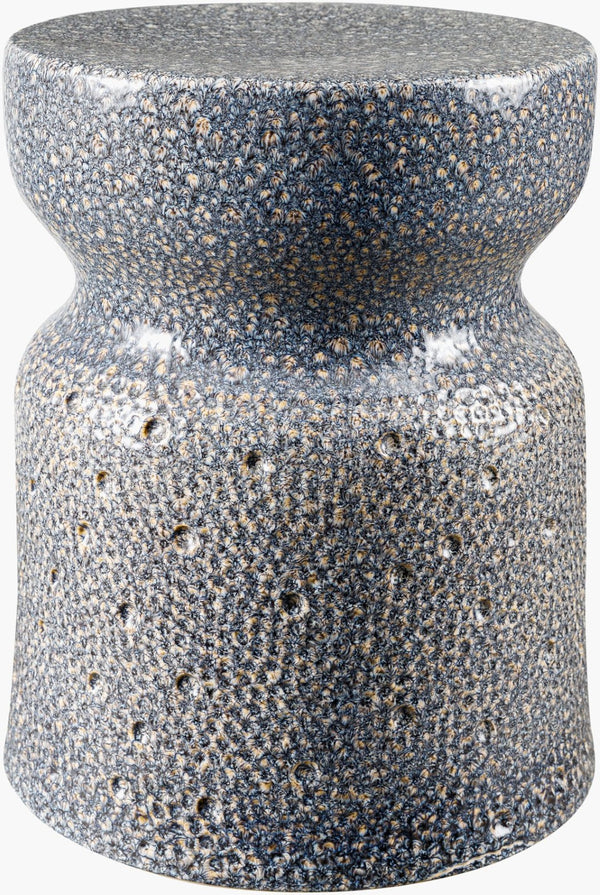 Livabliss Jewels Ceramic Garden Stool Jewel-toned Accent Table for Patio or Living Room JEE001-171313