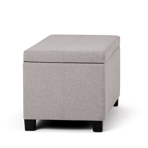 English Elm Dover Storage Ottoman Bench - Cloud Grey Fabric With Ample Storage & Stylish Seating For Any Room B136P159035