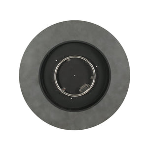 English Elm 32" Round Propane Fire Pit 40000 Btu Powder Coated Iron Outdoor Patio Centerpiece 67759.00CONRT-40K