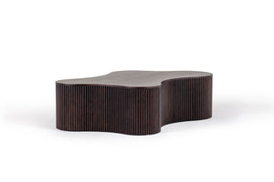 VIG Furniture Modrest Jessie - Modern Smoked Oak Freeform Coffee Table VGDW-DW5013-08