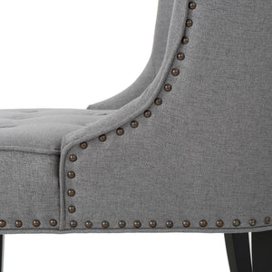 Christopher Knight Home® - Noble House - Adelina Contemporary Upholstered Accent Chair with Nailhead Trim