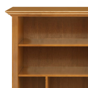 English Elm Amherst Multi Cube Bookcase & Storage Unit - Solid Wood, Light Golden Brown, Stylish & Functional Design B136P158345