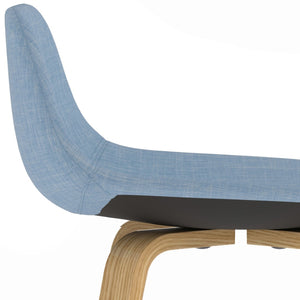 English Elm Randolph Mid-Century Modern Bentwood Counter/Bar Stools Set Of 2 - Stylish Comfort & Elegance B136P159451-GIGA