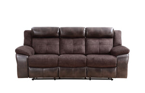 English Elm Steve Silver - Pueblo - Manual Recliner Sofa - Dark Brown