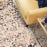 Orian Rugs Simply Southern Cottage Laurel Machine Woven Polypropylene Traditional Area Rug Silver Spray Polypropylene