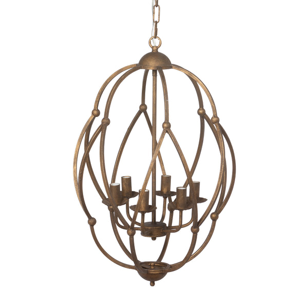 Park Hill Raleigh Bronze Chandelier ELH26164