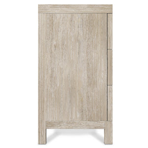 Bernhardt Bernhardt Prado Dresser — Tawny Solid Ash & White Oak, 6 Sculptural Coffered Drawers, Rustic-Modern Style 324051A