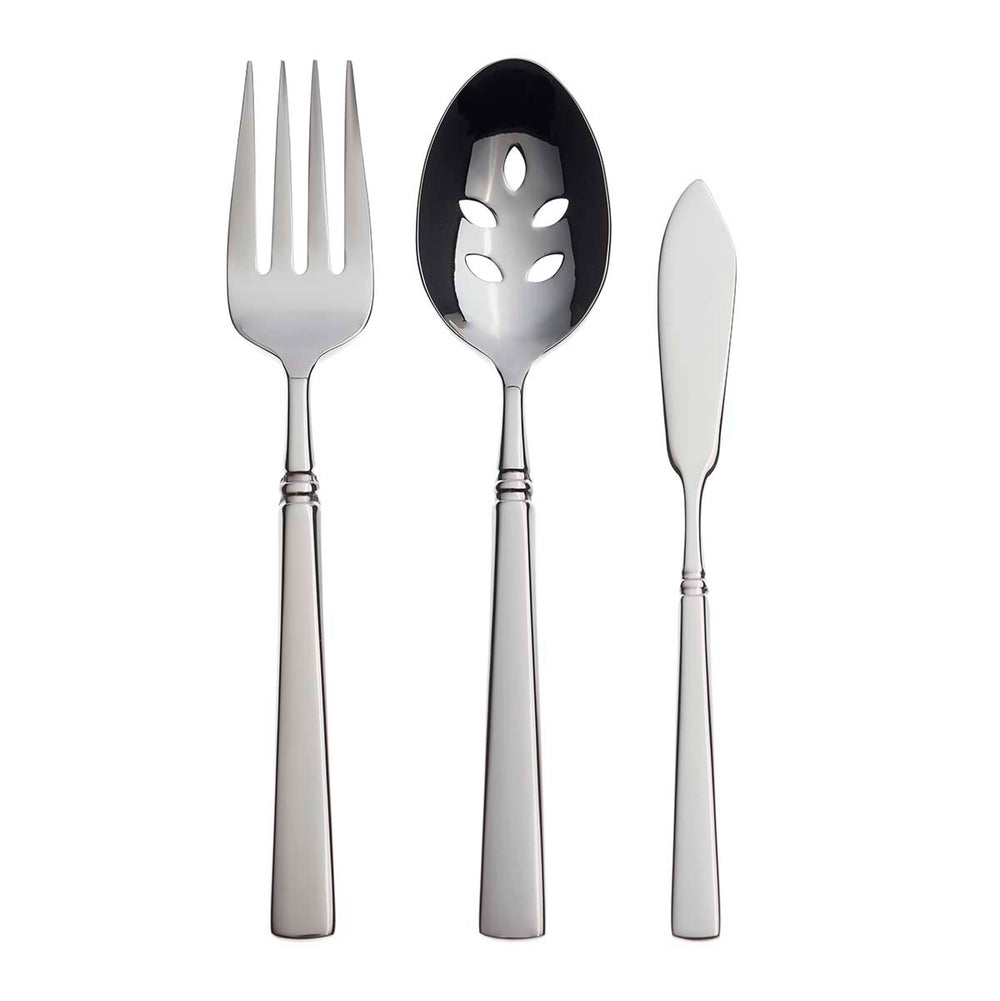 Lenox Oneida Easton 18/10 Stainless Steel 6- Piece. Fine Flatware Serving Set Metallic, STAINLESS METAL 2267006A