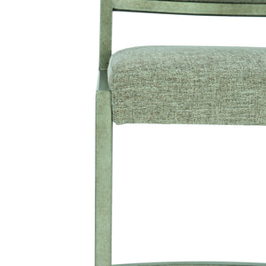 Bernhardt Bernhardt Ames Cantilever Side Chair With Glazed Silver Tubular Frame And Upholstered Half-Back, Versatile Seating 398581