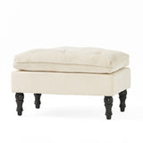 Christopher Knight Home® - Noble House - Jeremy Contemporary Button Tufted Fabric Ottoman