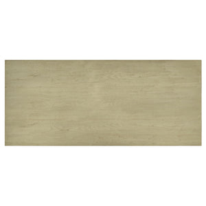 Homelegance By Top-Line Miranda Cornice 1-Drawer Storage Writing Desk Ivory White Wood