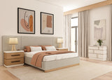 A.R.T. Furniture Portico Califonia King Upholstered Bed with End Panel 323127-3335W Brown 323127-3335W