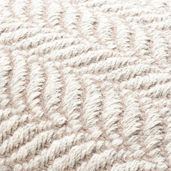 Surya Jhansi 18"X18" Cozy Cottage-style Accent Pillow In Luxurious Viscose, Wool & Cotton Blend, India-made Ivory Wool,Viscose,Cotton Jha001-2222d