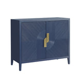 Scott Living Heritage Bar Cabinet - Luxurious 2 Door Design with LED Lighting & Adjustable Shelf