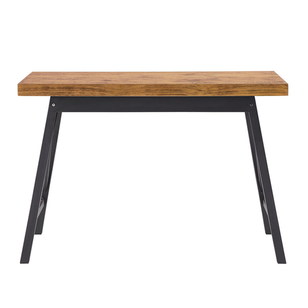 Homelegance By Top-Line Alastor Rustic X-Base Desk Natural MDF