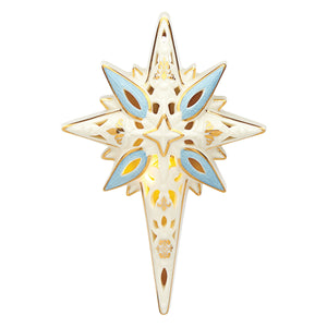 Lenox First Blessing Nativity Lighted Star Figurine Multi, IVORY PORCELAIN 853742