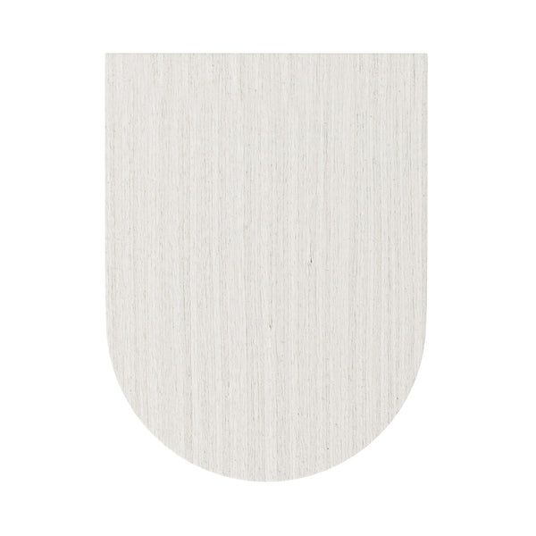 Bernhardt Bernhardt Stratum Mist Side Table With Curved Top, Vertical Partition & 2-Tier Shelving For Storage 325117