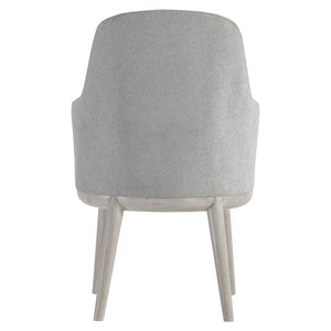 Bernhardt Bernhardt Sereno Arm Chair With Lutra Round Wood Base, Upholstered Comfort, Rustic Modern Elegance 329548