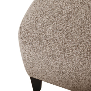 English Elm Christopher Knight Home® - Club Chair & Ottoman Set - Modern Boucle Upholstered Seating With Tapered Wood Legs For Cozy Appeal 74114.00STN